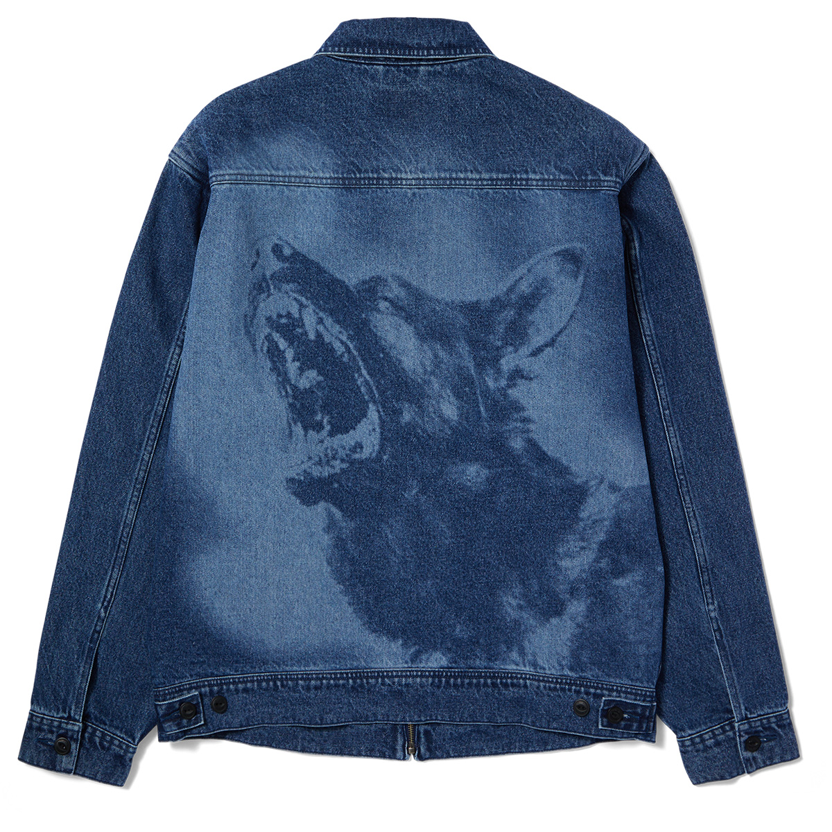 HUF Beware Work Jacket Blue HUF Beware Work Jacket Blue