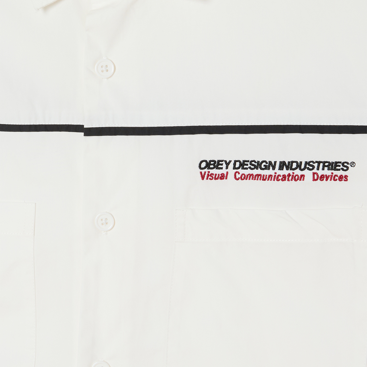 Obey Camber Woven Shirt White