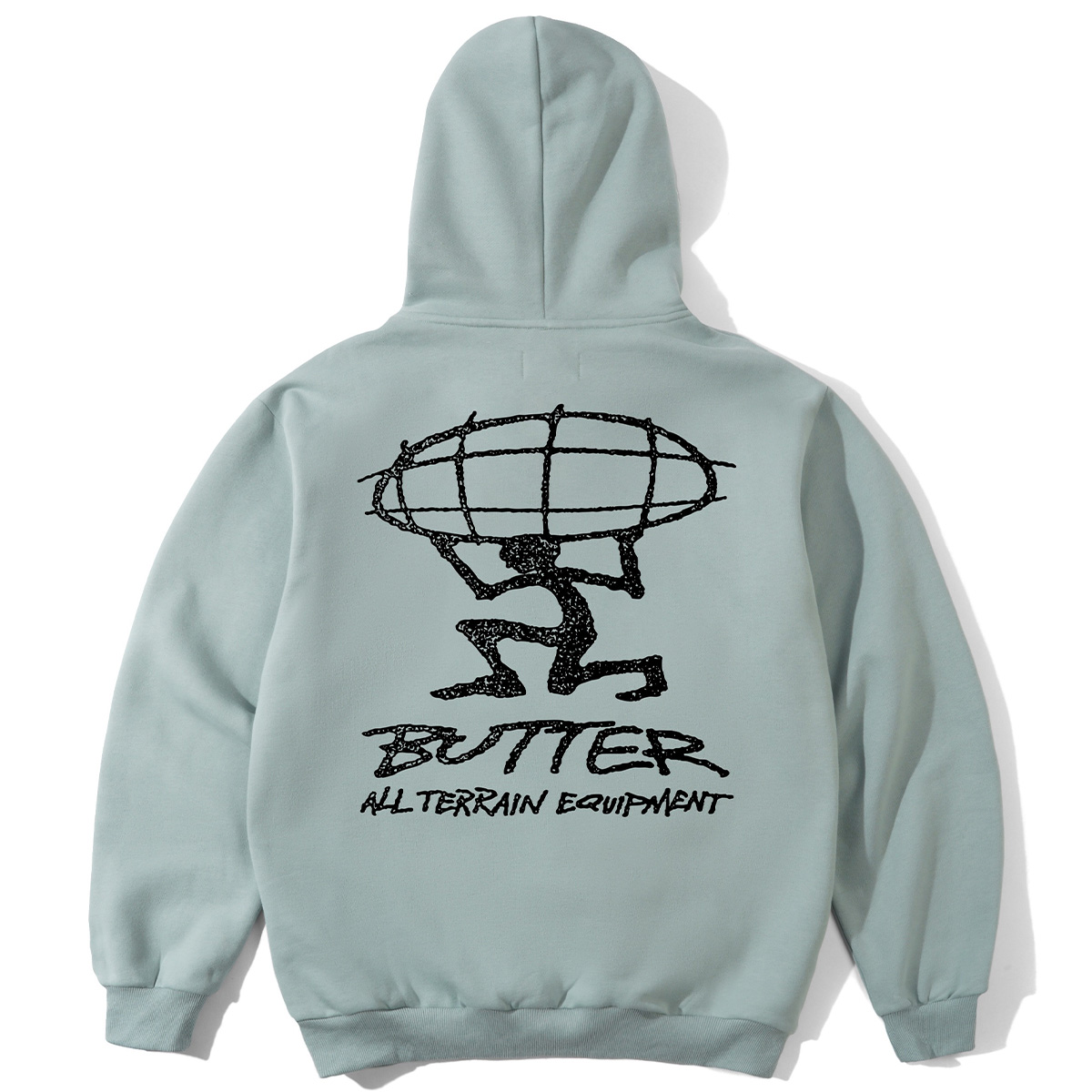 Butter Goods Terrain Hooded Sweater Dolphin