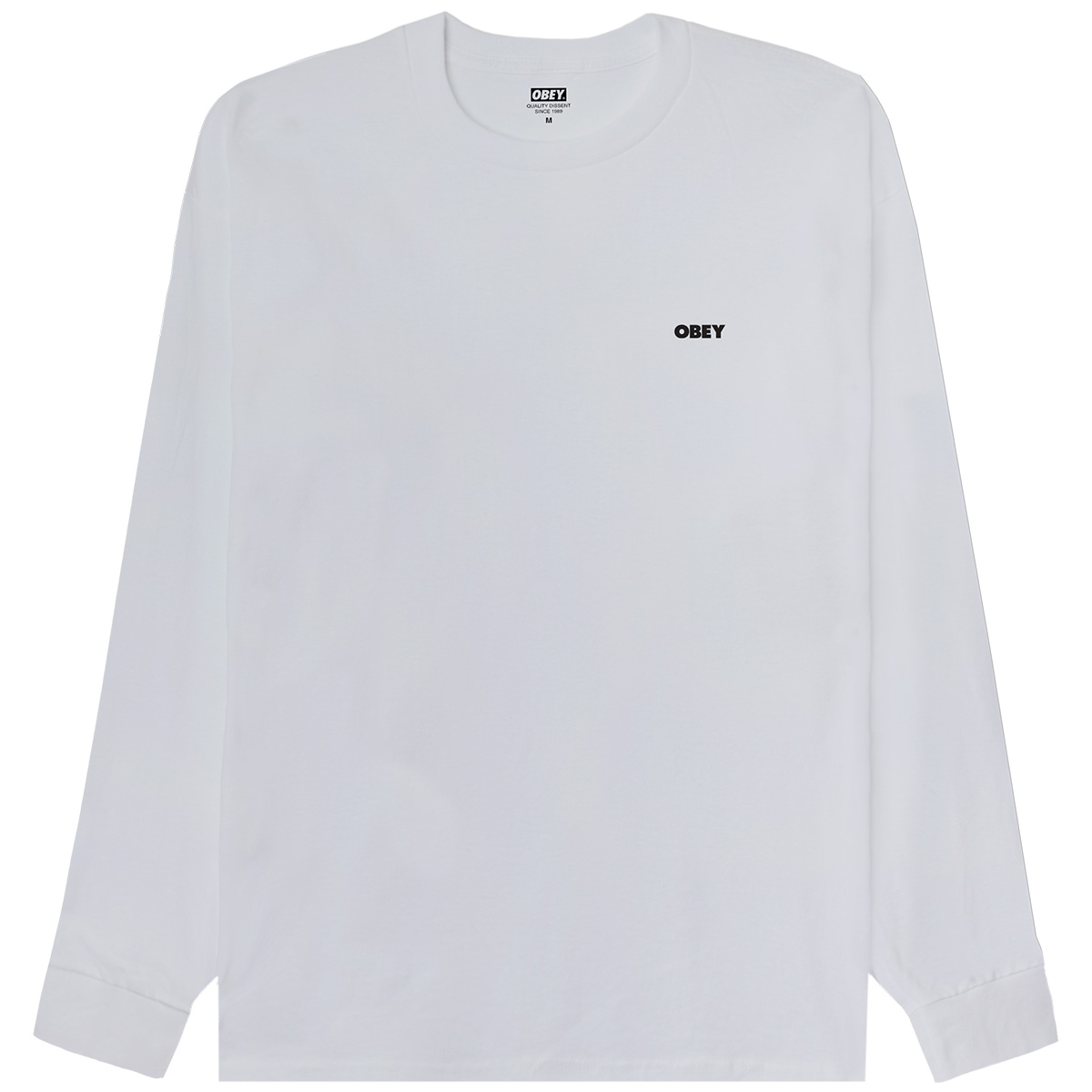 Obey The Medium Is The Message Longsleeve T-Shirt White