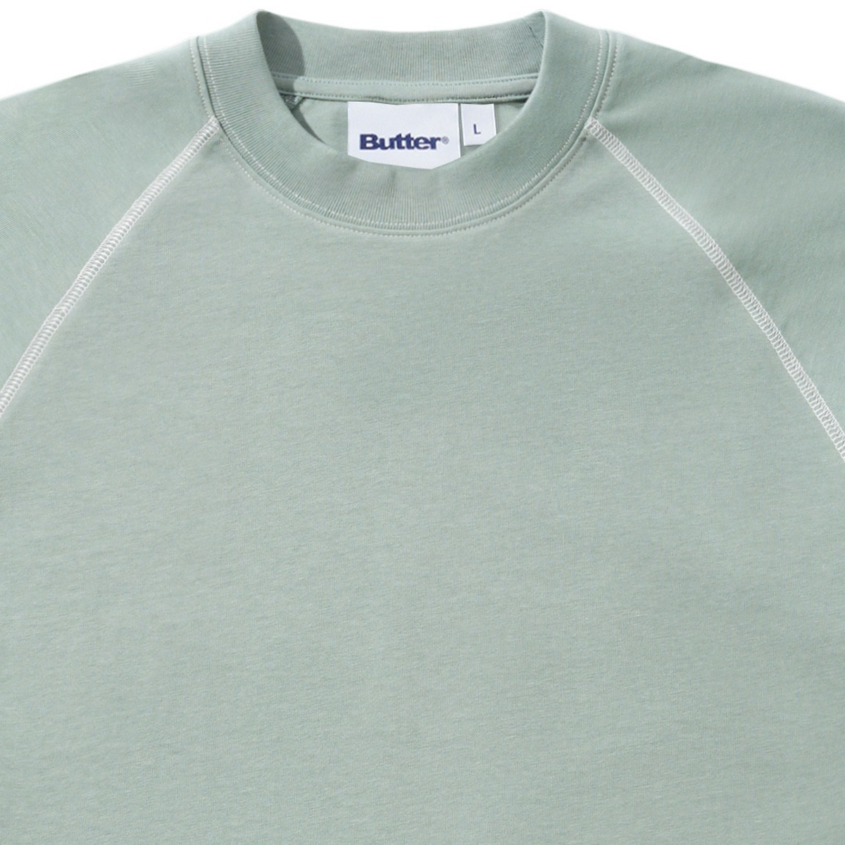 Butter Goods Cliff Contrast T-shirt Dull Mint