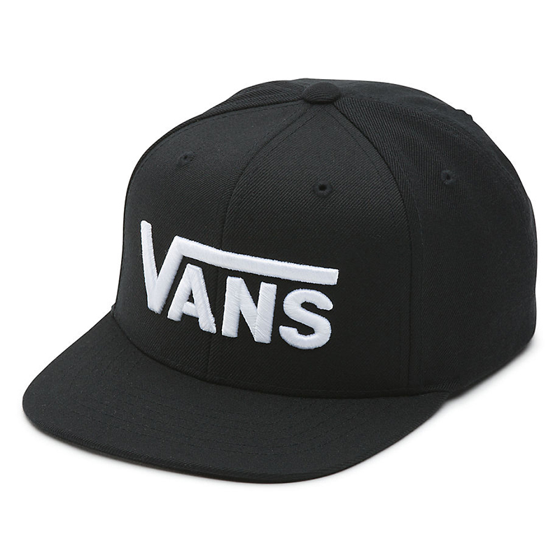 Vans Kids Drop V II Snapback Cap Black/White