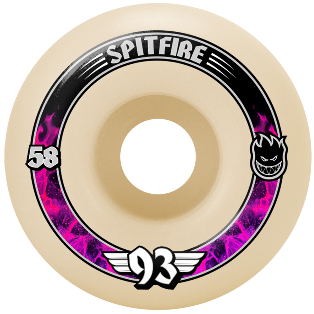 Spitfire Soft Sliders Formula Four Radial Wheels 93D 58mm Spitfire Soft Sliders Formula Four Radial Wheels 93D 58mm