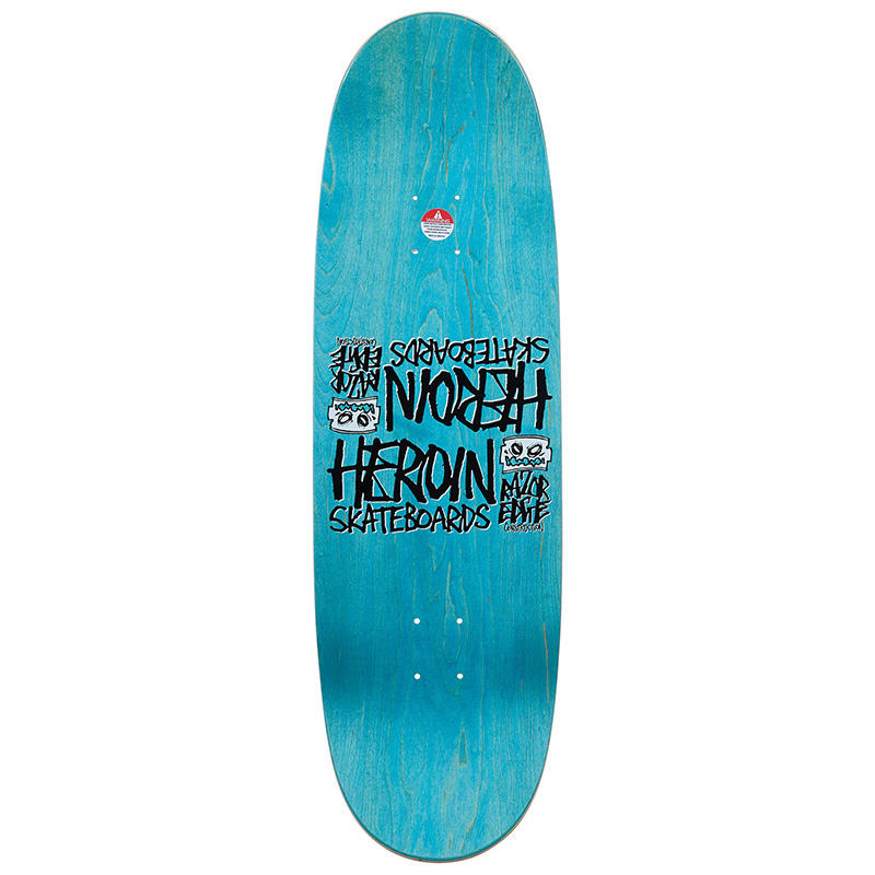 Heroin Symmetrical Holo Egg Skateboard Deck 9.5 | Skatestore