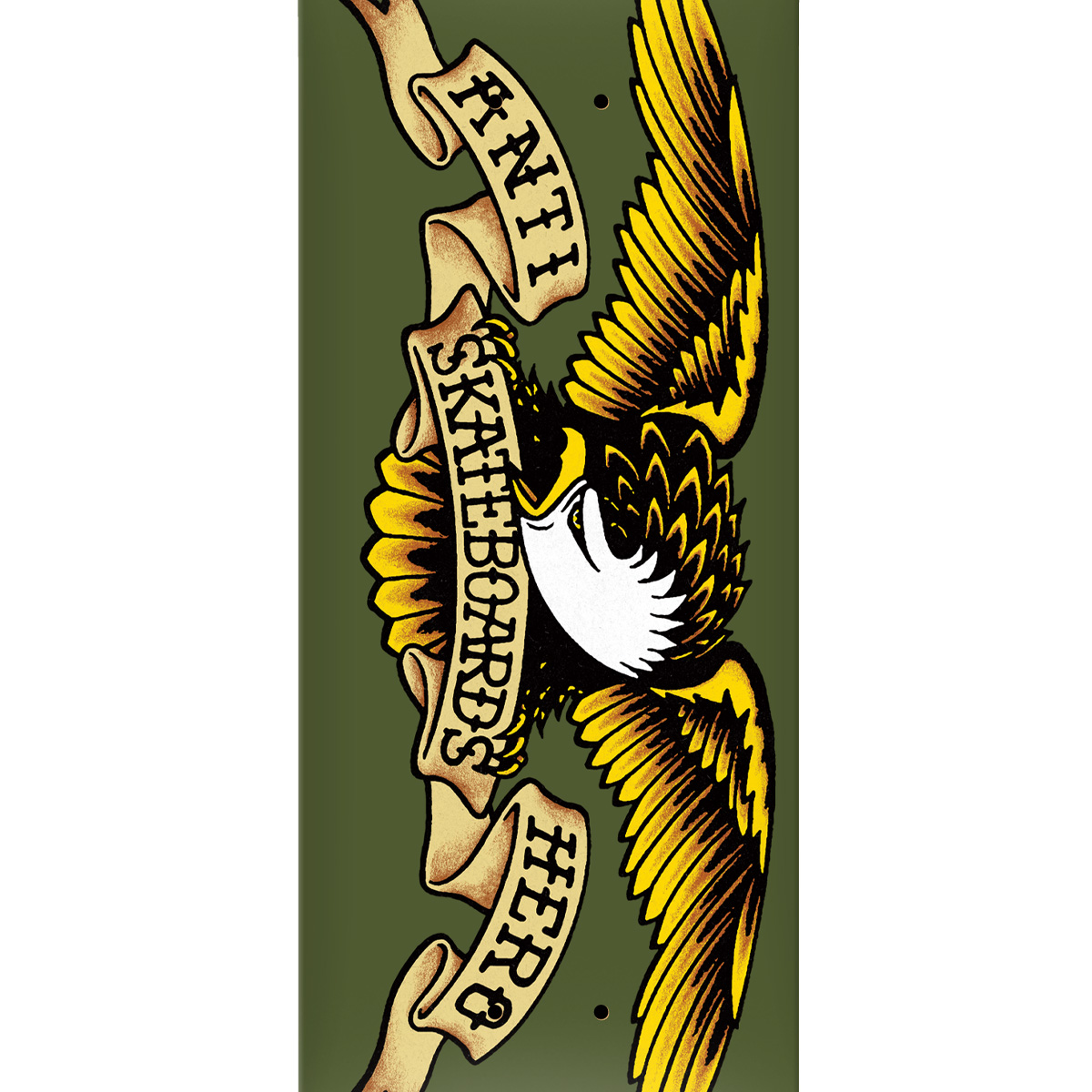 Anti Hero Team Classic Eagle Skateboard Deck Olive 8.38