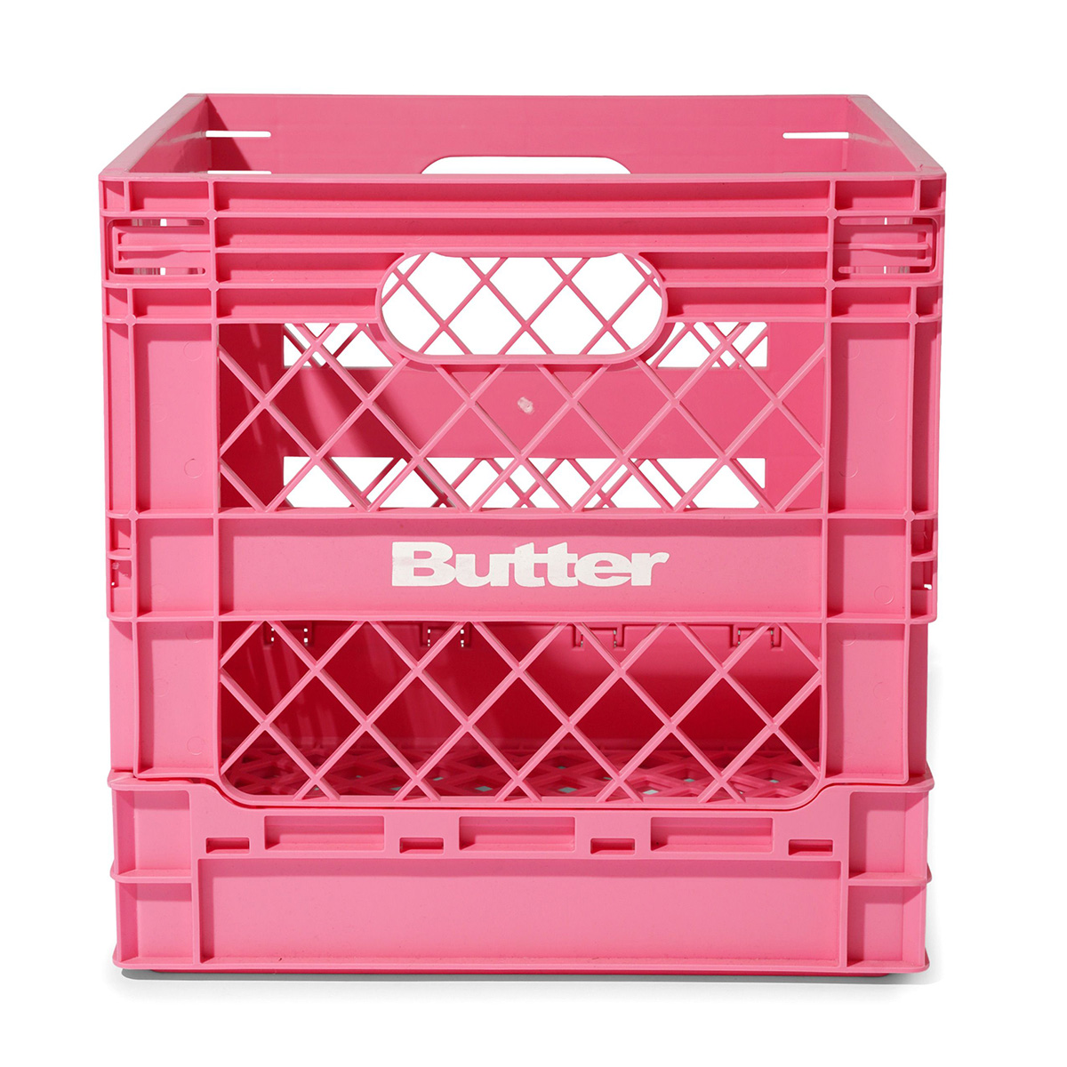 Butter Goods Collapsable Record Crate Pink