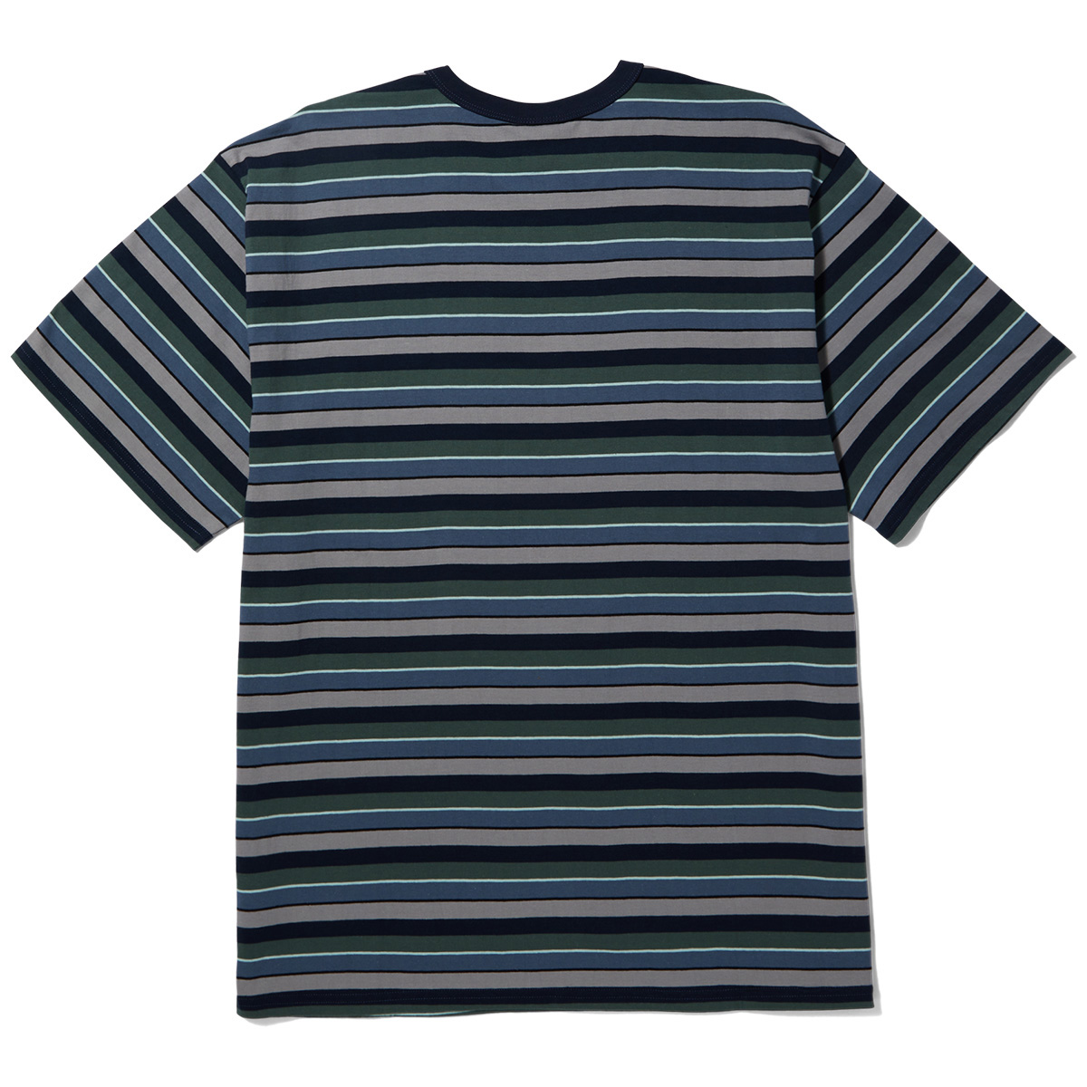 HUF Triple Triangle Relaxed Knit T-Shirt Oil Blue HUF Triple Triangle Relaxed Knit T-Shirt Oil Blue