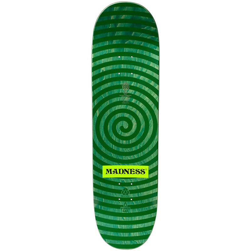 Madness Ace Card Super Sap R7 Skateboard Deck 8.75 Madness Ace Card Super Sap R7 Skateboard Deck 8.75