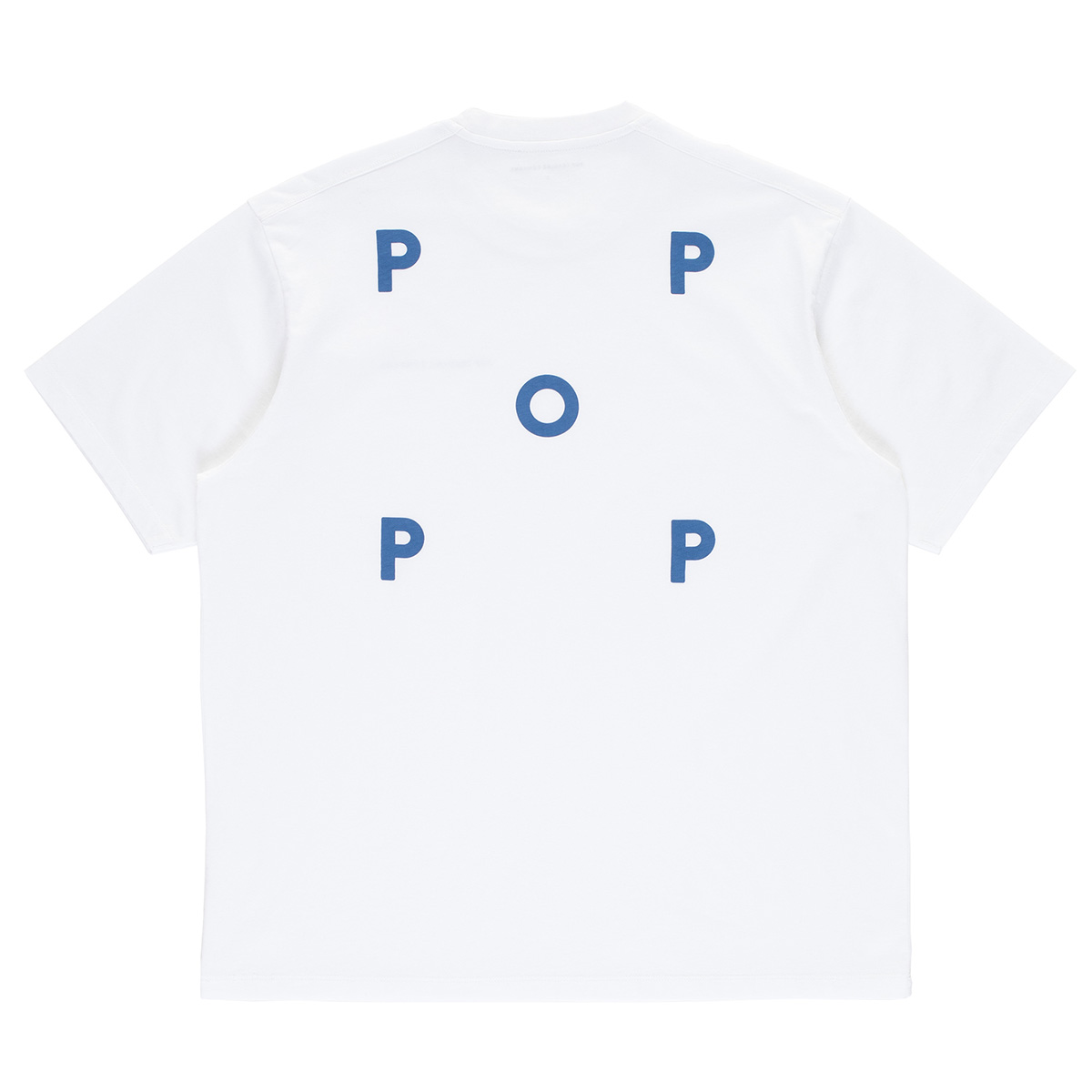 POP Logo T-Shirt White/Dutch Blue