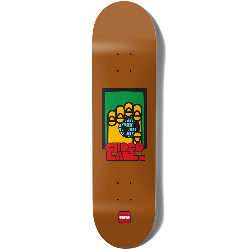 Chocolate Capps Worldwide Skateboard Deck 8.0