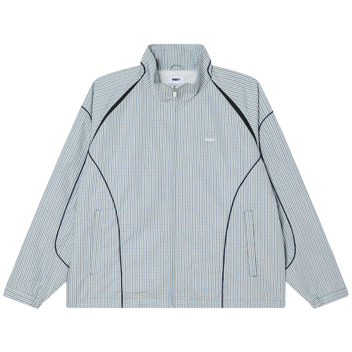 Obey Practice Windbreaker Jacket Plaid