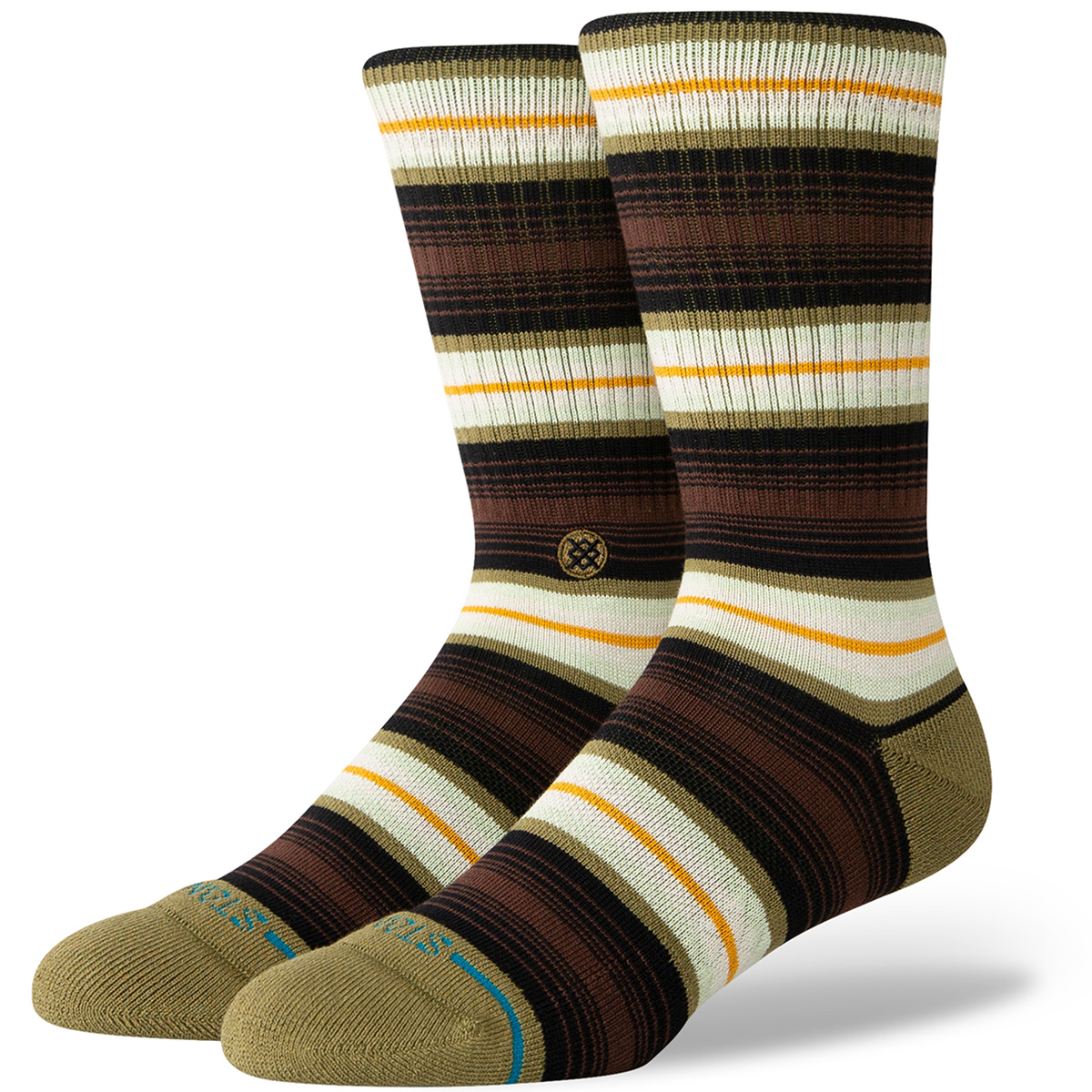 Stance Hassagore Crew Socks Chive