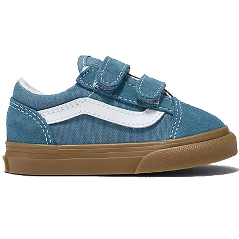 Vans Toddler Old Skool V Gum/White US 1131093_5
