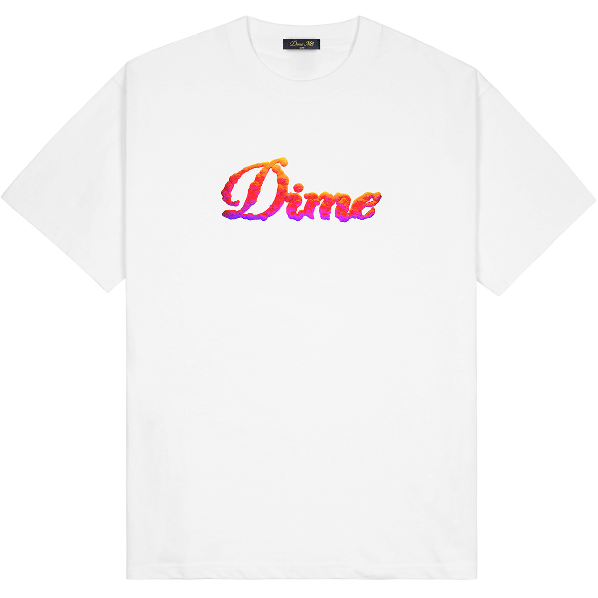 Dime Cursive Cloud T-Shirt White
