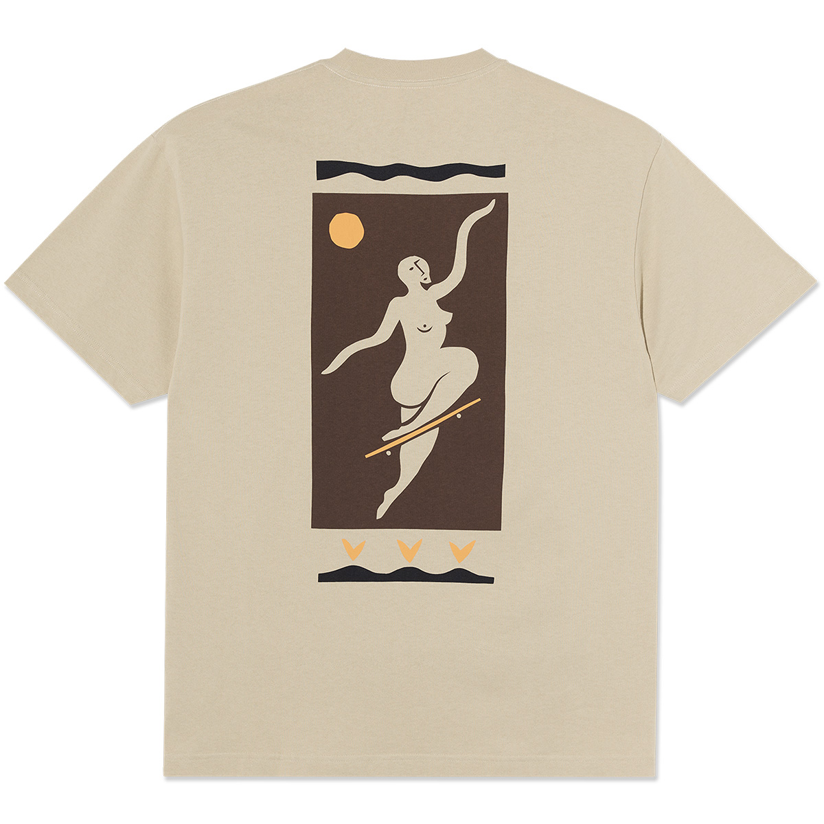 Polar No Complies Forever T-shirt Sand Polar No Complies Forever T-shirt Sand