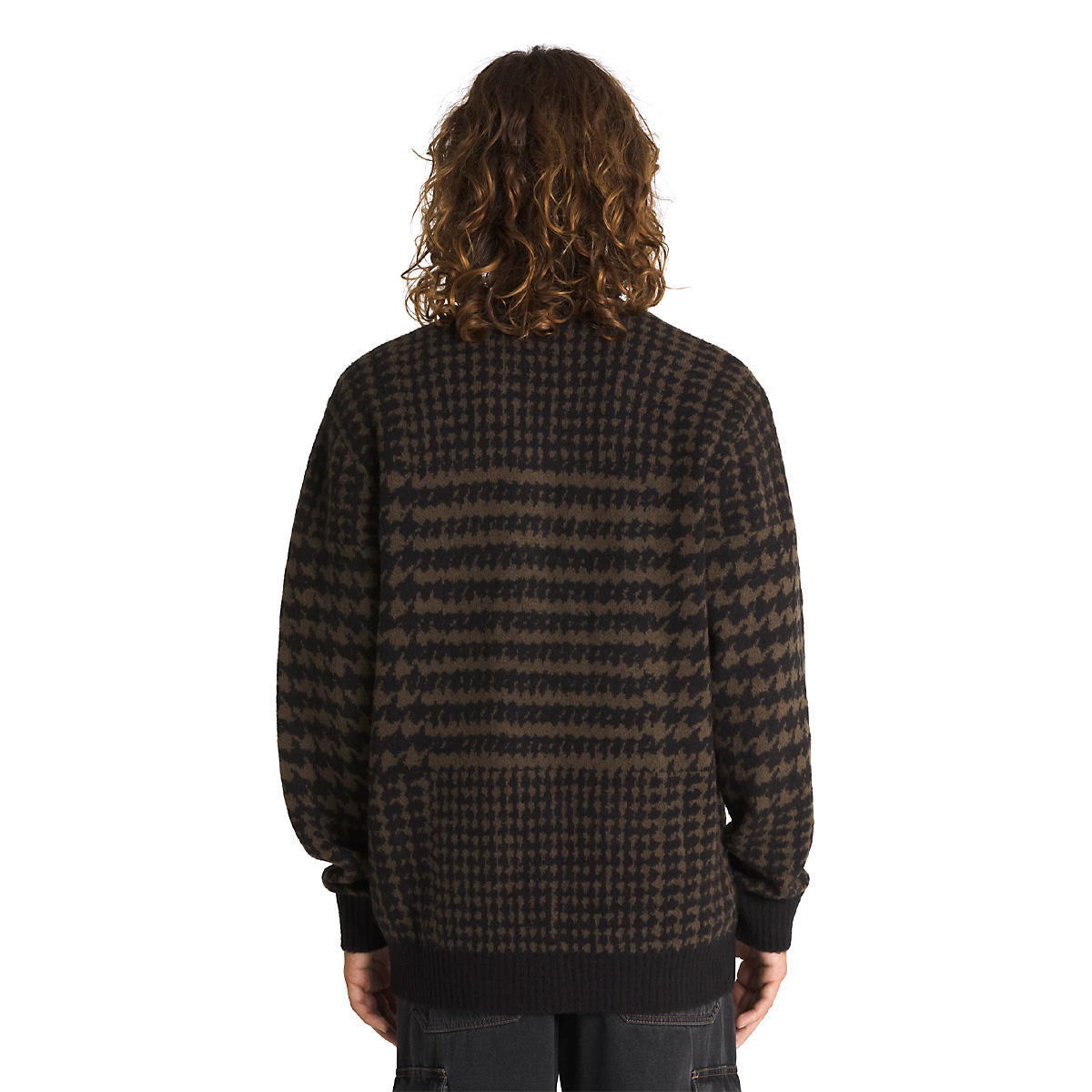 Vans Houndstooth Cardigan Black/Turkish Coffee Vans Houndstooth Cardigan Black/Turkish Coffee