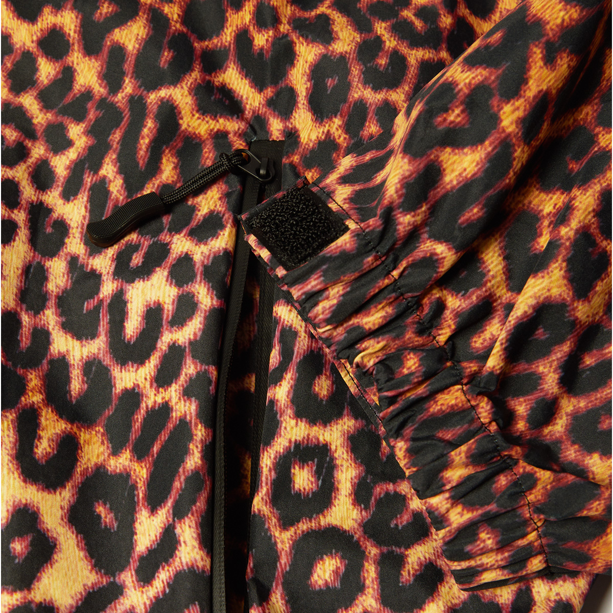 HUF Rainier Printed Shell Jacket Brown