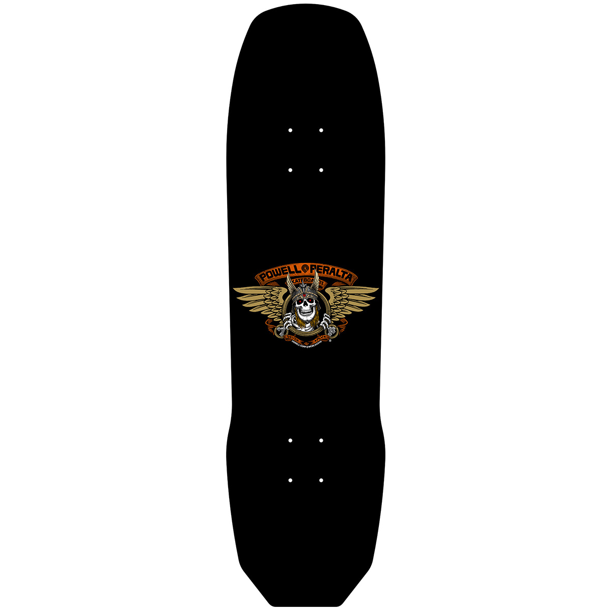 Powell Peralta Andy Anderson Heron Skull Skateboard Deck Rust Shape 289 8.45