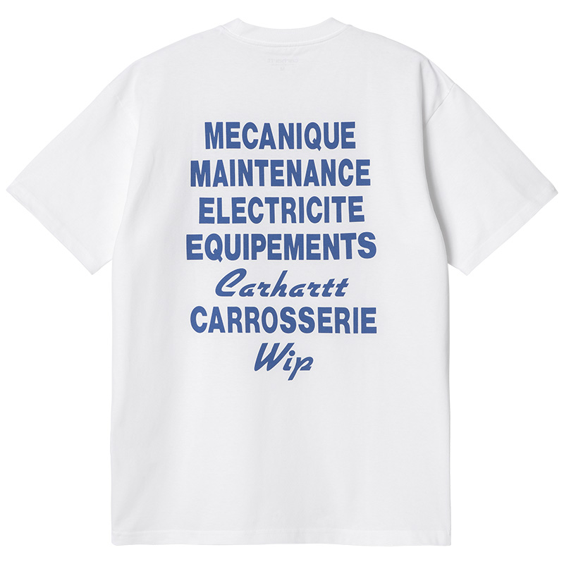 Carhartt WIP Mechanics T-Shirt White Carhartt WIP Mechanics T-Shirt White