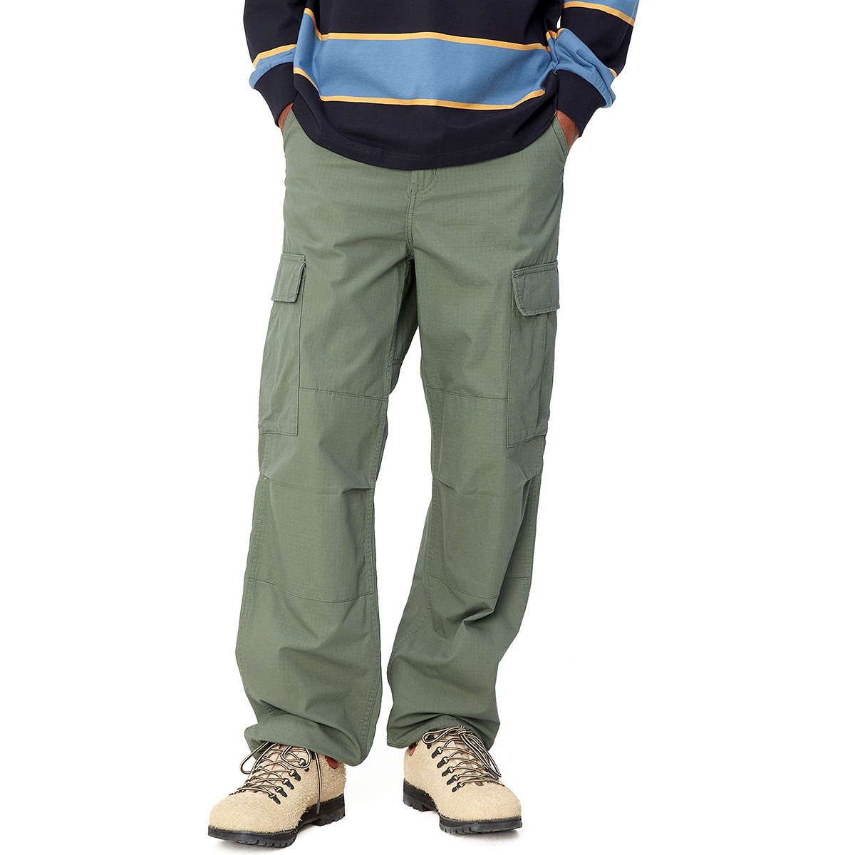 Carhartt WIP Regular Cargo Pant Park Rinsed Carhartt WIP Regular Cargo Pant Park Rinsed
