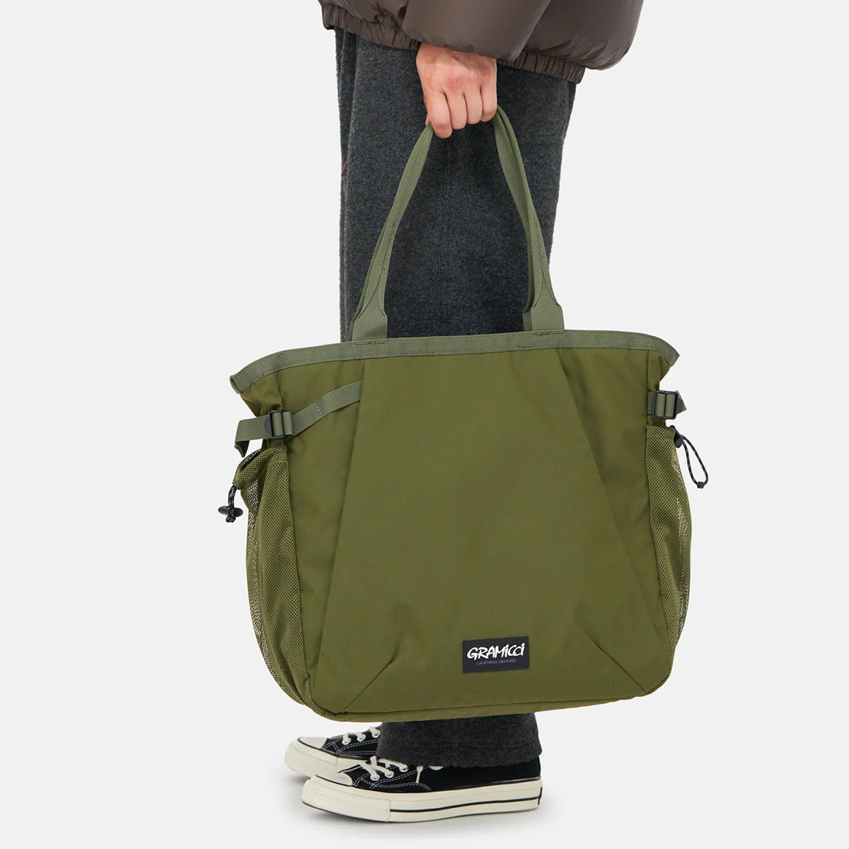 Gramicci Cordura Tote Bag Olive Gramicci Cordura Tote Bag Olive