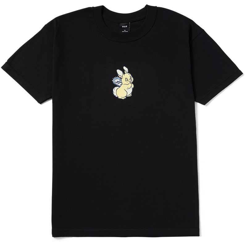 HUF Bad Hare Day T-Shirt Black HUF Bad Hare Day T-Shirt Black