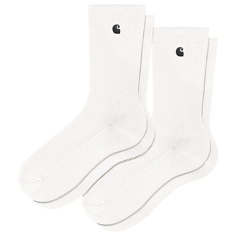 Carhartt WIP Madison Pack Socks White/Black 2-Pack
