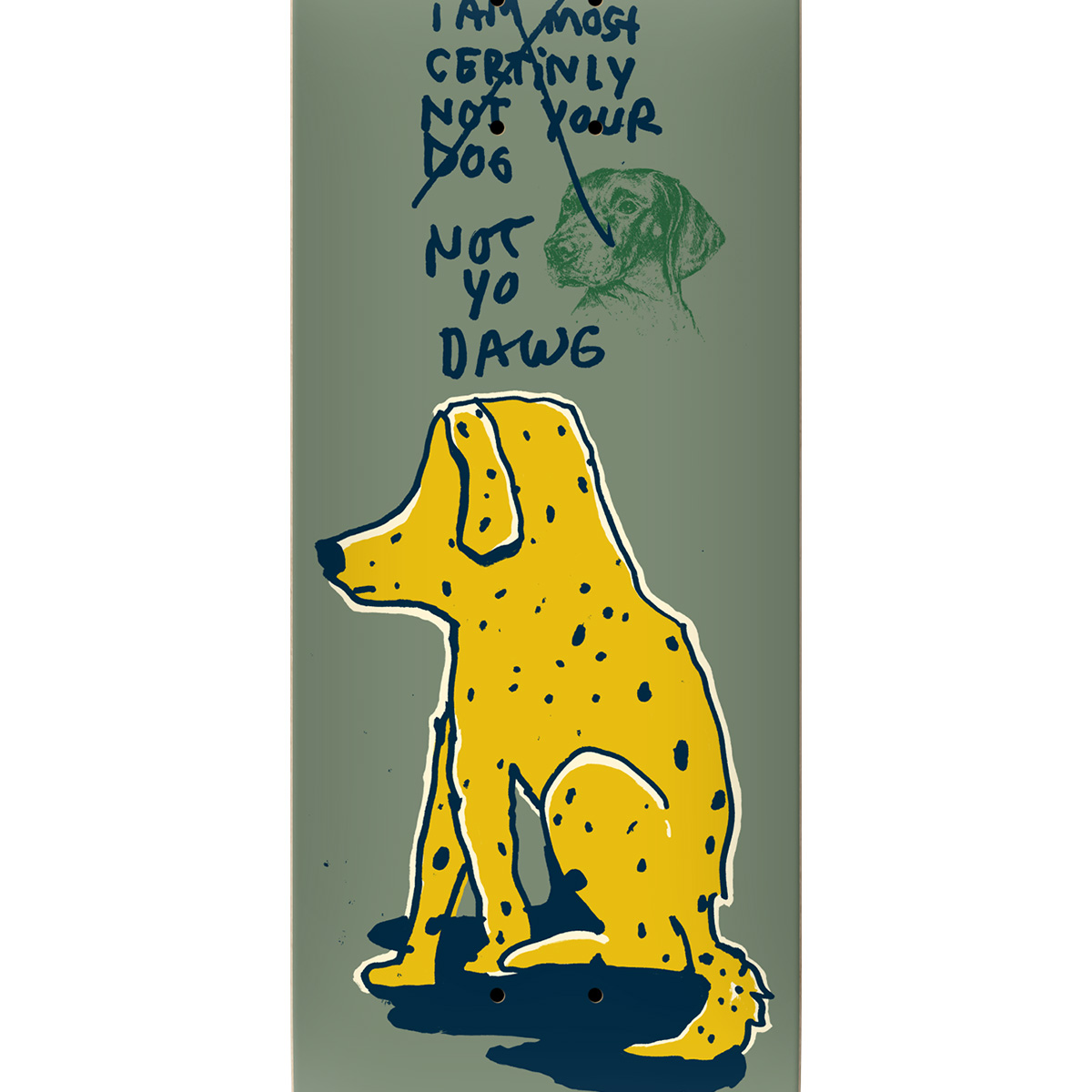 Krooked Worrest Not Yo Dog Skateboard Deck 8.25
