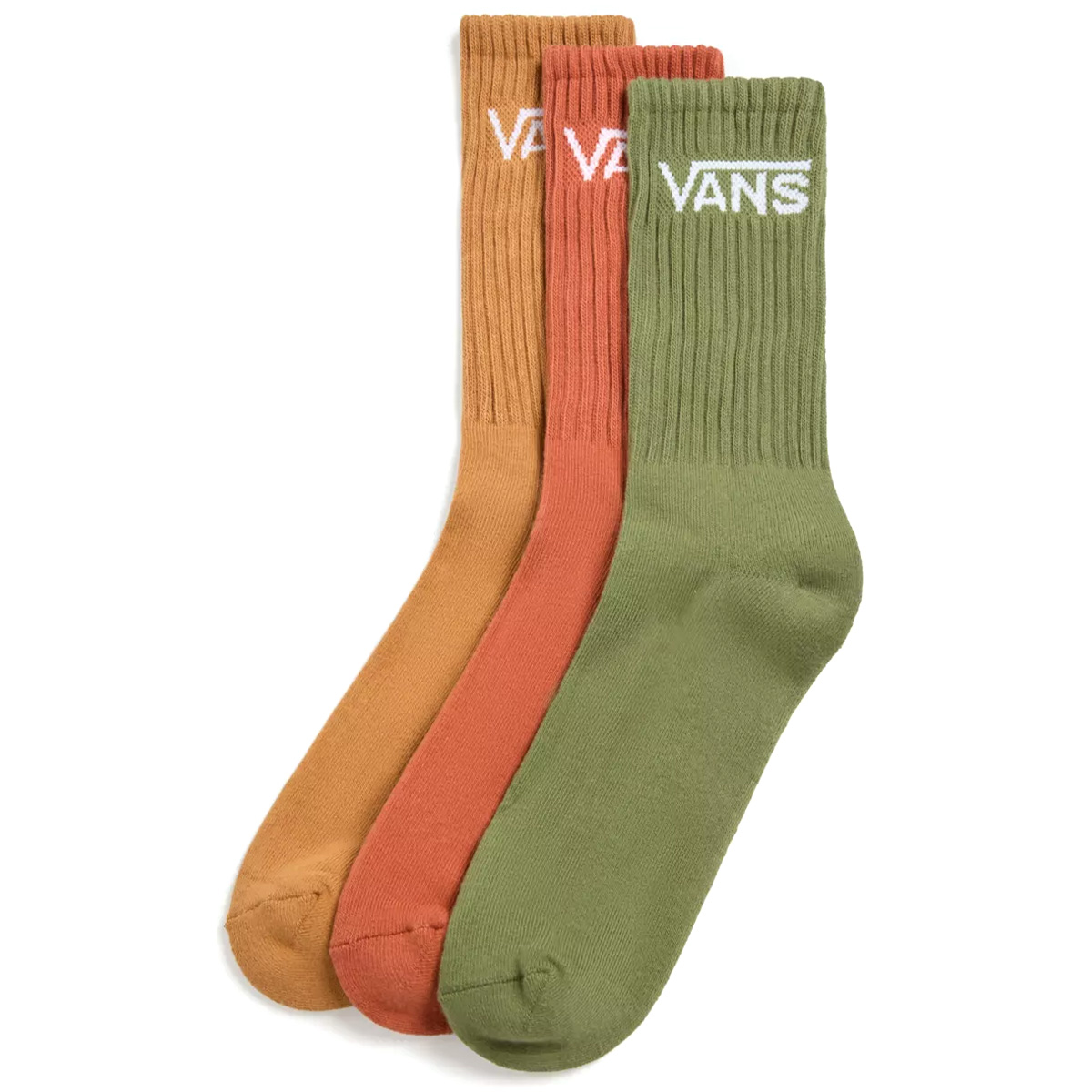 Vans Classic Crew Socks Brown Sugar 3-Pack Vans Classic Crew Socks Brown Sugar 3-Pack