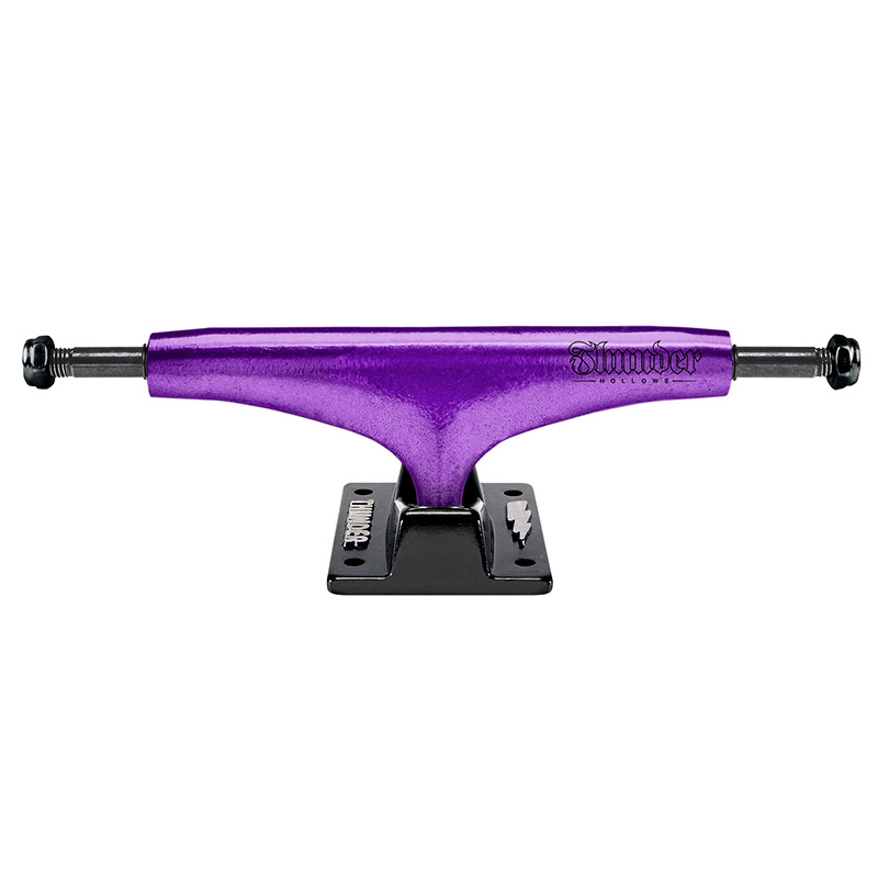 Thunder Metallic Script Hollow Lights Truck Purple/Black 147 - 8.0"
