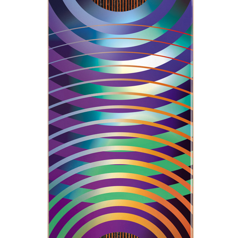 Almost Mullen Gradient Rings Impact Skateboard Deck 8.25