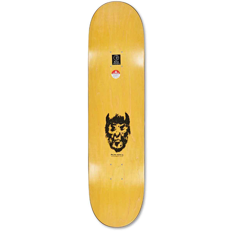 Polar Shin Sanbongi Cow & Devil Wheel Well Skateboard Deck