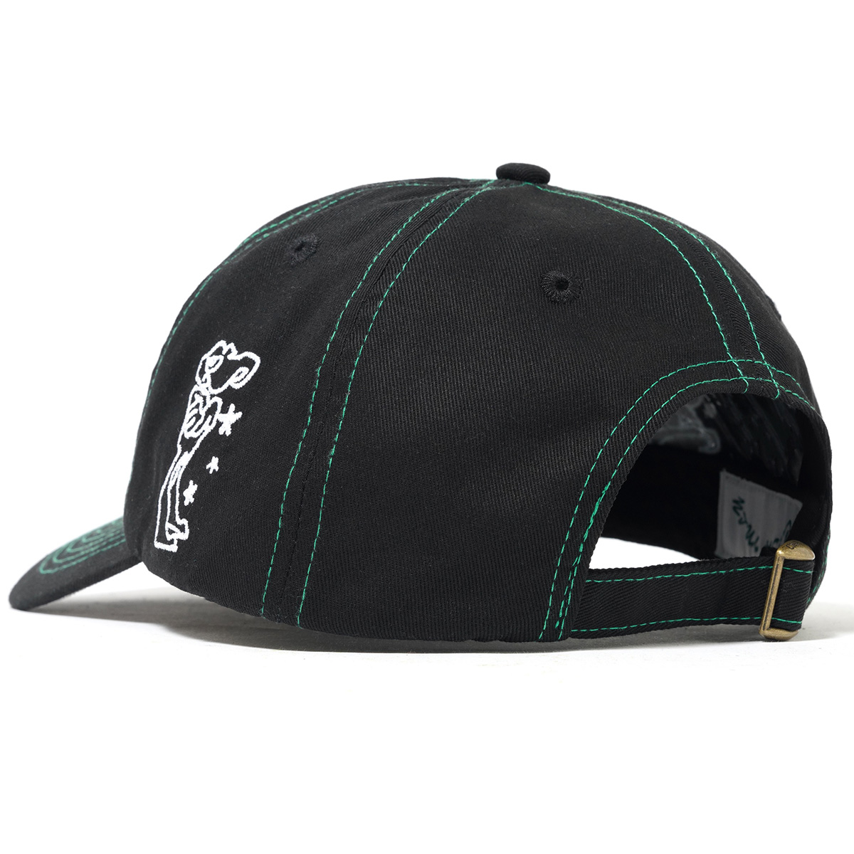 Cash Only Sketchbook 6 Panel Cap Black Cash Only Sketchbook 6 Panel Cap Black