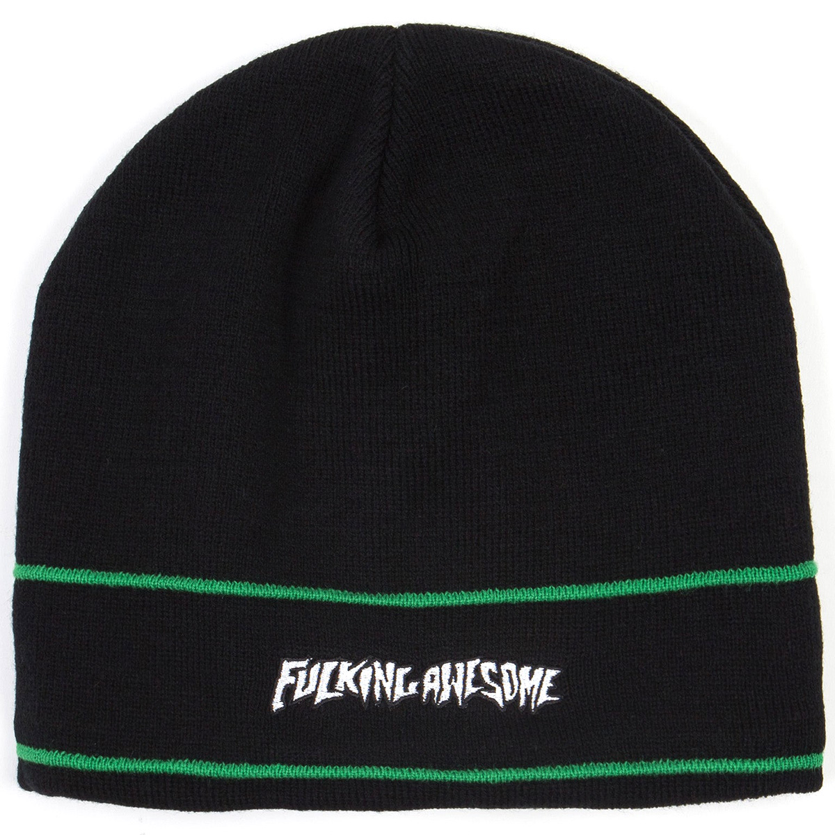 Fucking Awesome Little Stamp Stripe Beanie Black/Green