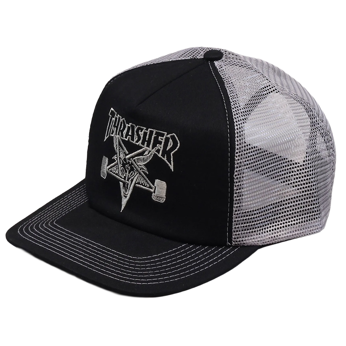 Thrasher Skate Goat Trucker Cap Black/Grey