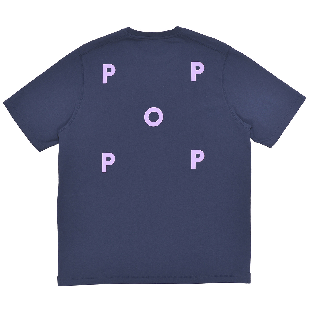 POP Logo T-Shirt Navy/Viola