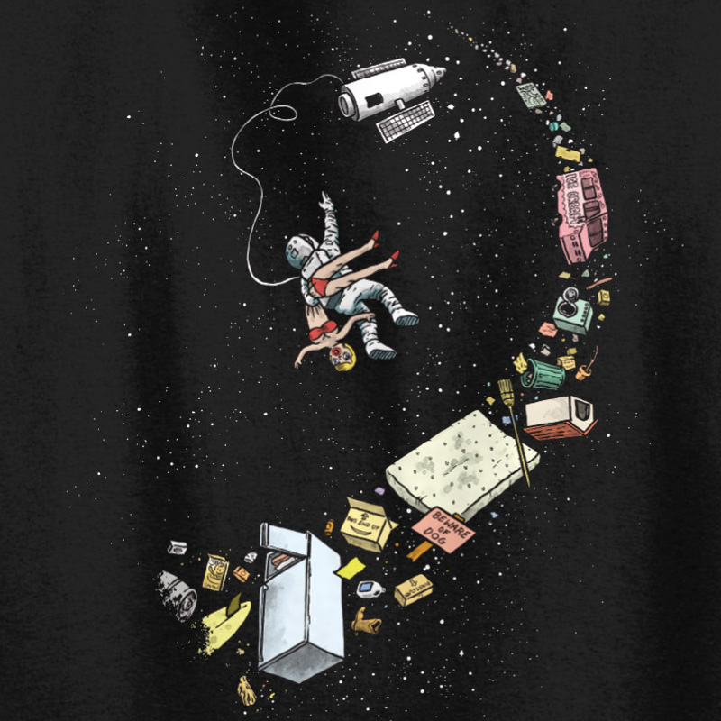 Anti Hero Space Junk T-Shirt Black Anti Hero Space Junk T-Shirt Black