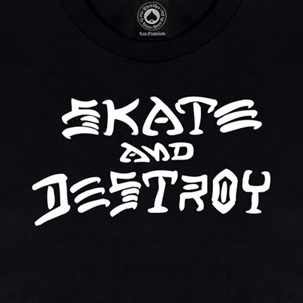 Thrasher Skate And Destroy T-shirt Black Thrasher Skate And Destroy T-shirt Black