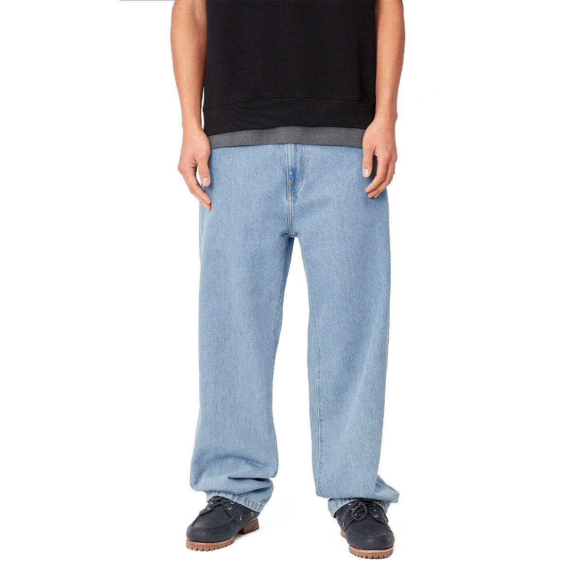 Carhartt WIP Aaron Pant Blue Stone Bleached Carhartt WIP Aaron Pant Blue Stone Bleached