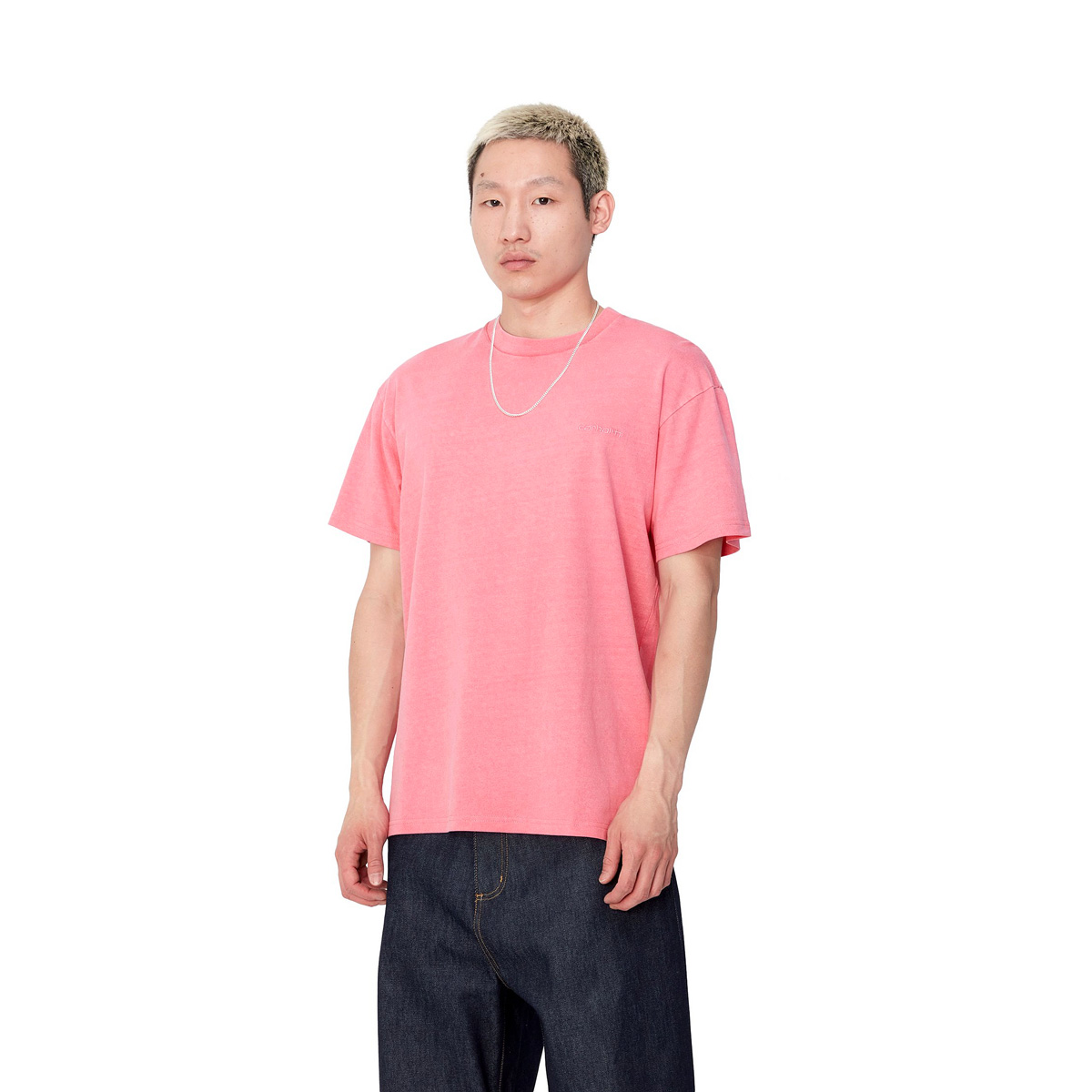 Carhartt WIP Duster Script T-Shirt Charm Pink Carhartt WIP Duster Script T-Shirt Charm Pink