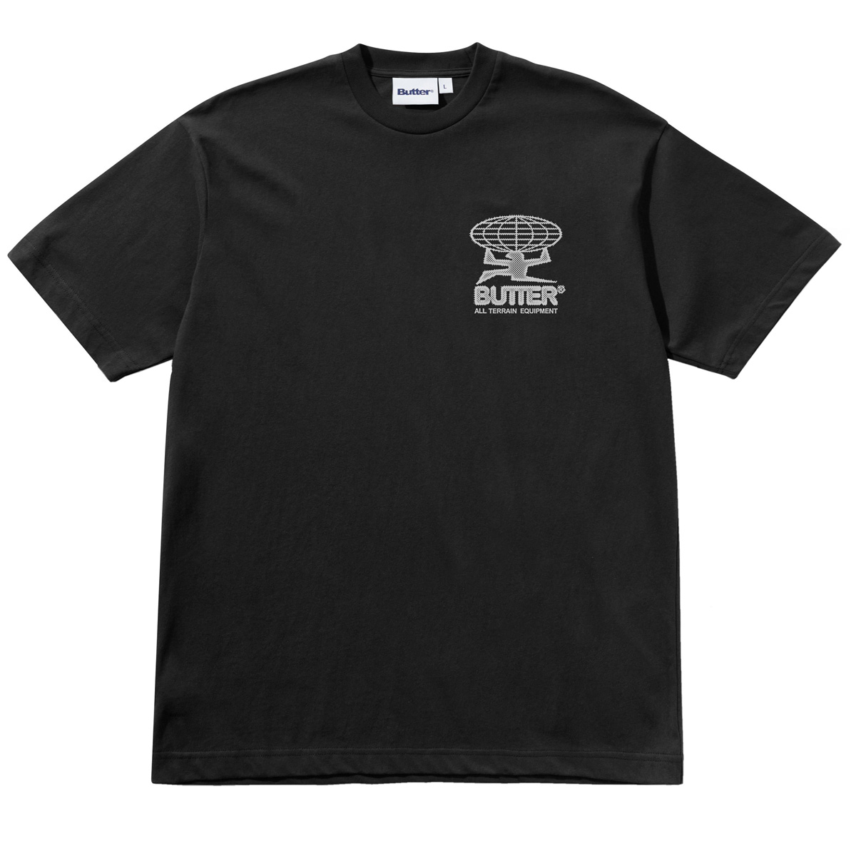 Butter Goods Terrain T-shirt Washed Black