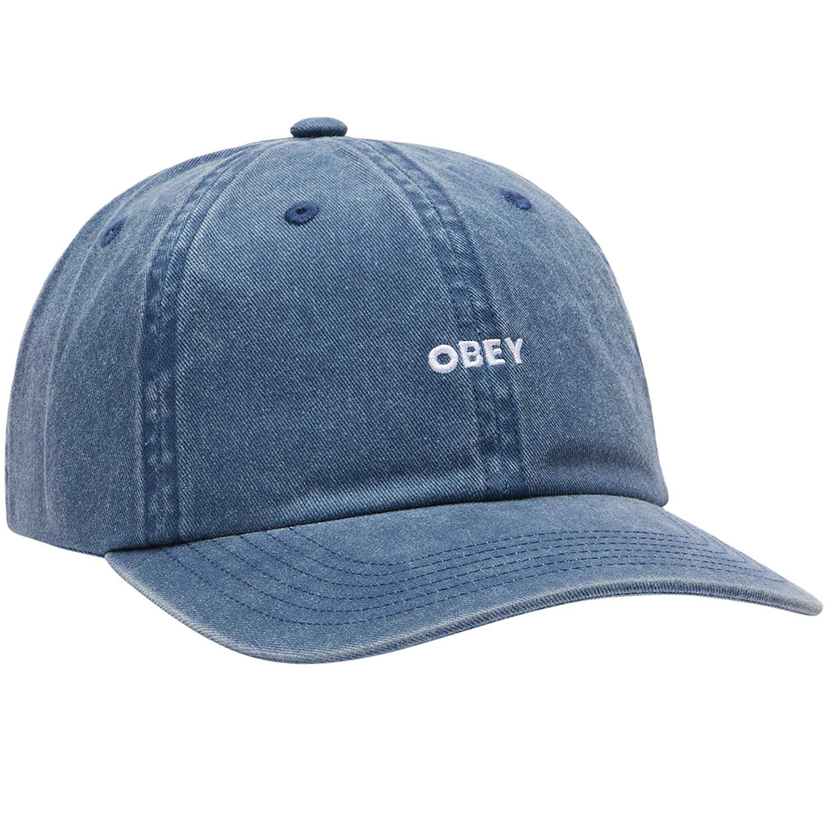 Obey Pigment Bold 6 Panel Strapback Pigment Navy