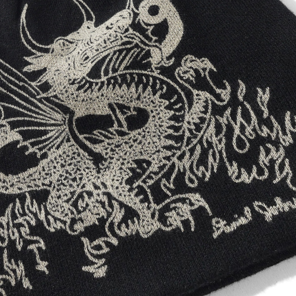 Butter Goods x Daniel Johnston Dragon Skully Beanie Black