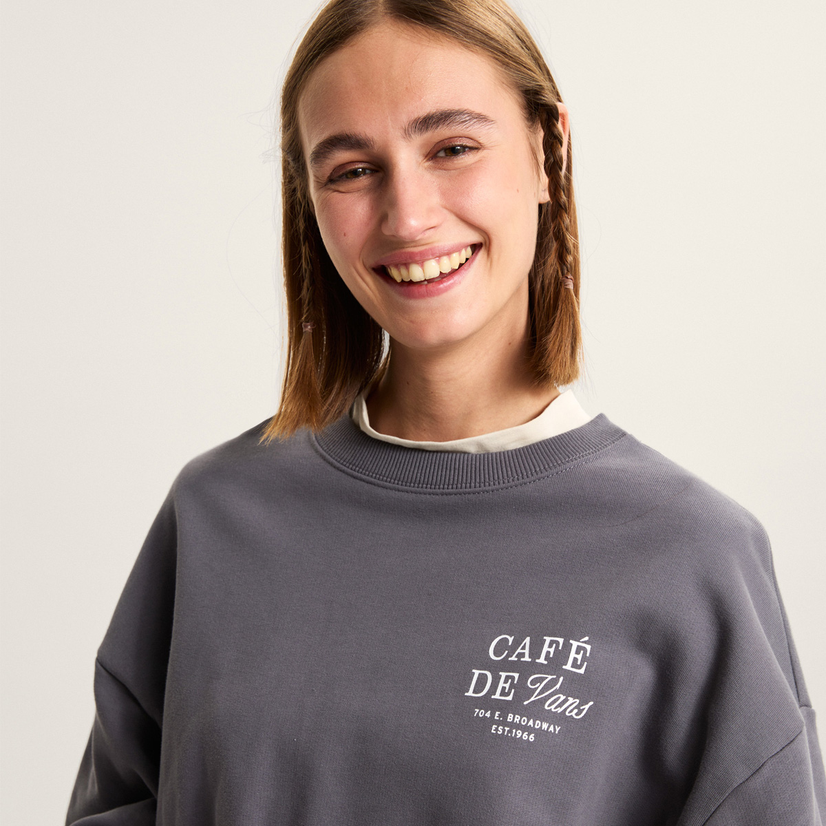 Vans MTE Cafe Vans Sweater Asphalt