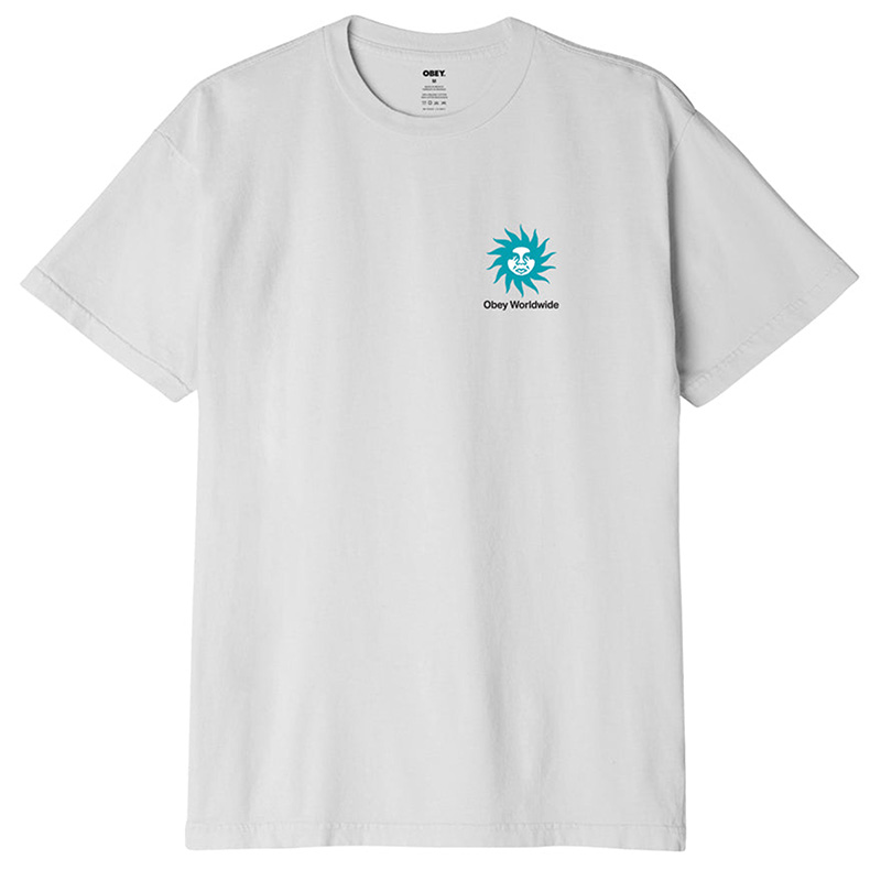 Obey Spiral T-Shirt White Obey Spiral T-Shirt White