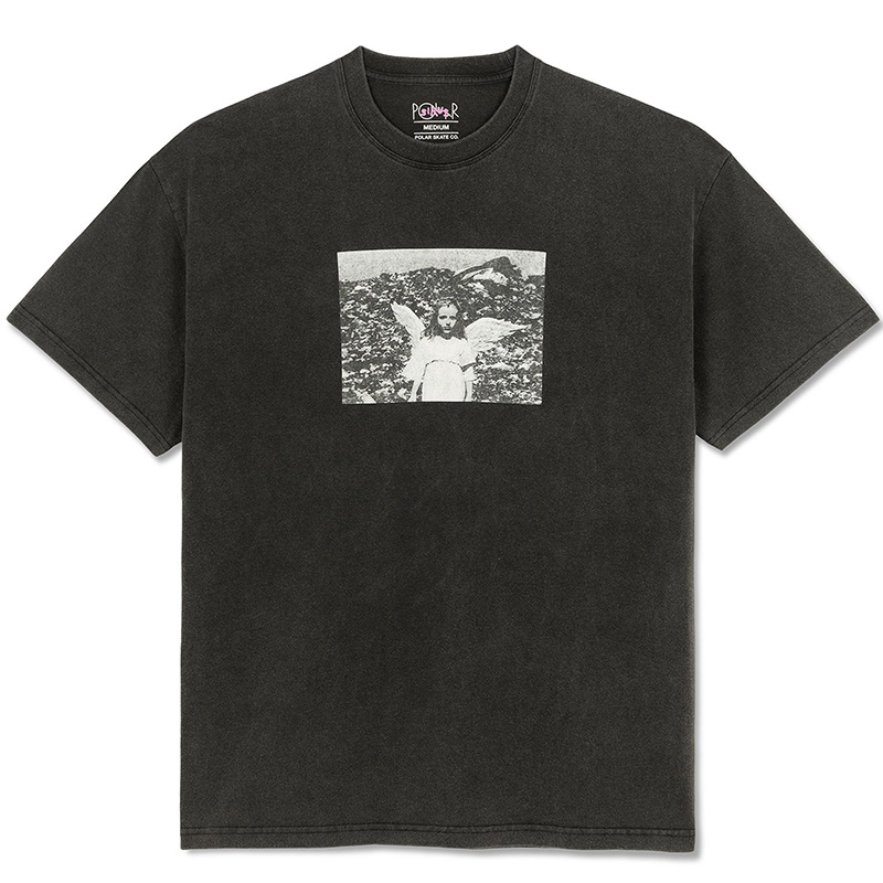 Polar Angel T-Shirt Silver Black Polar Angel T-Shirt Silver Black