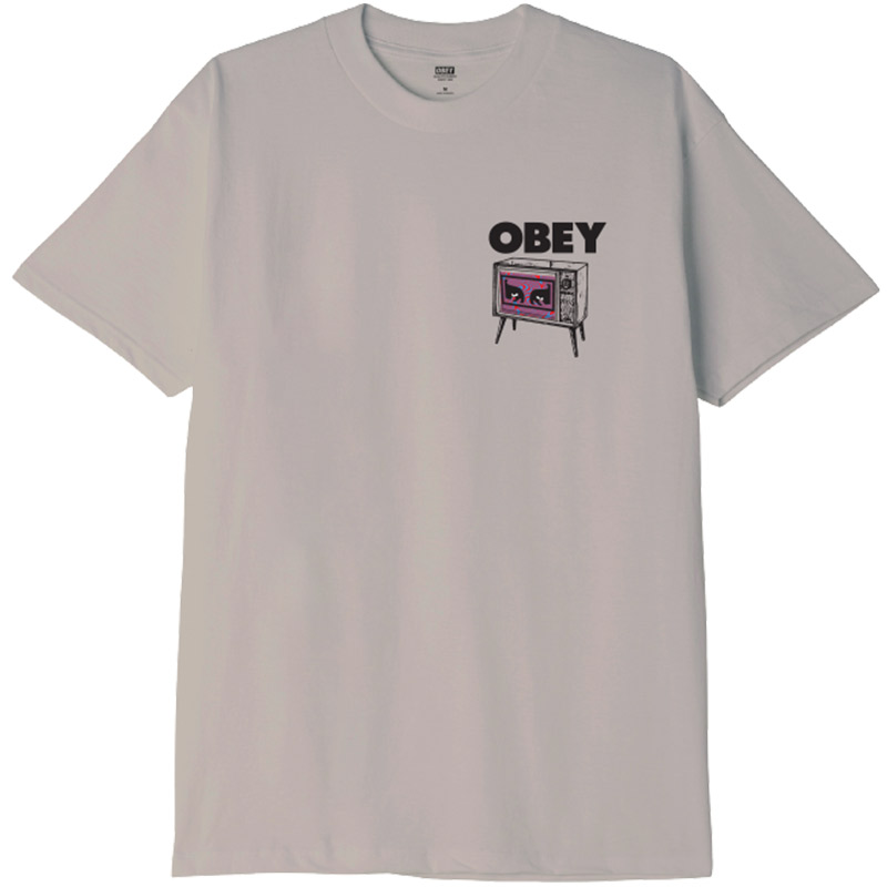 Obey Hypno T-Shirt Pigment Silver Grey Obey Hypno T-Shirt Pigment Silver Grey