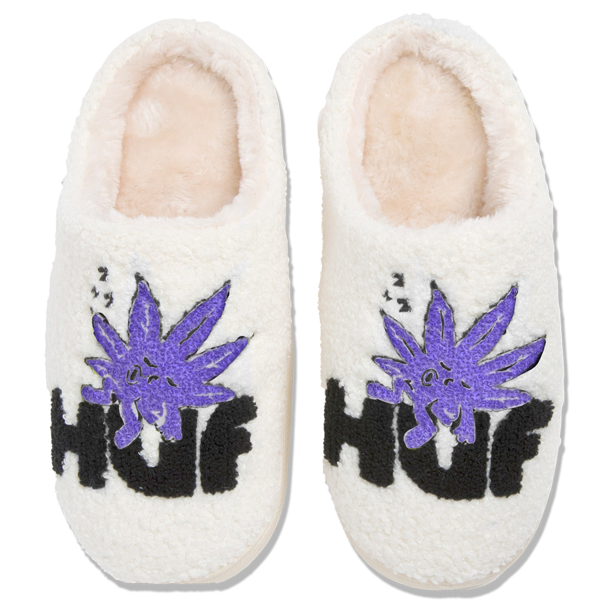 HUF Fuzzy Slipper Cream HUF Fuzzy Slipper Cream