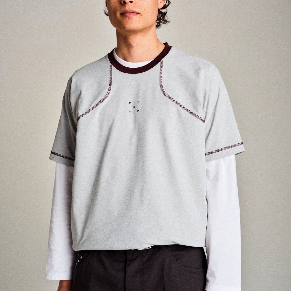 POP Sports T-Shirt Quarry/Fudge POP Sports T-Shirt Quarry/Fudge