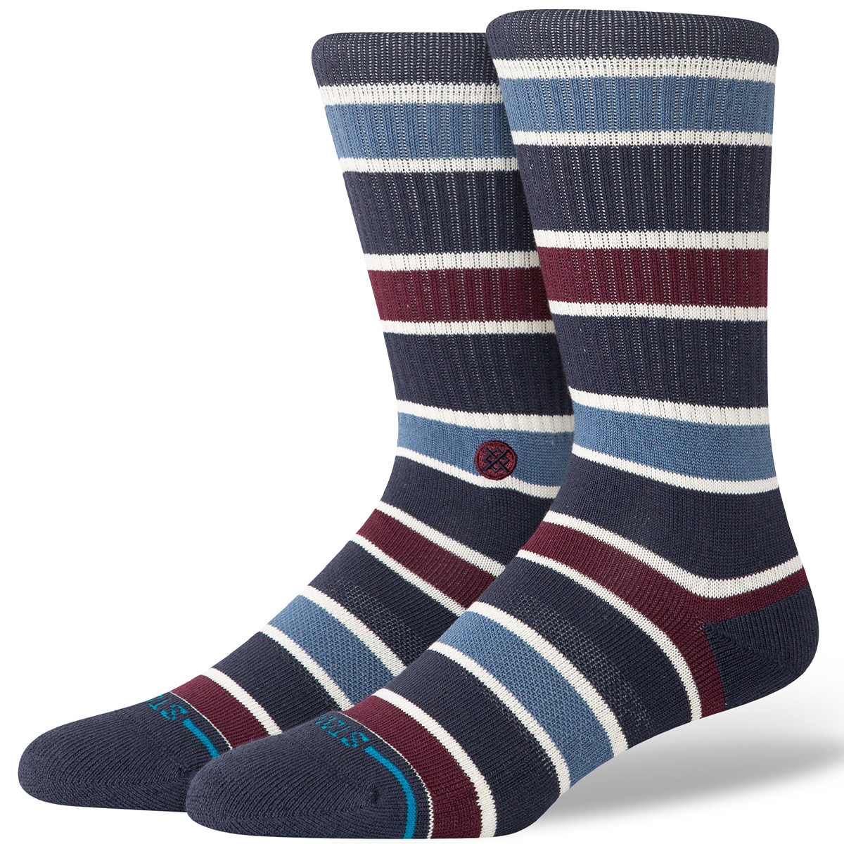 Stance Devon Crew Socks Navy Stance Devon Crew Socks Navy